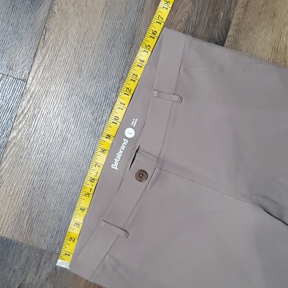 Betabrand tan stretch denim weight everyday pants like new condition - Picture 4 of 8